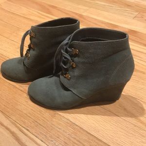 Gap Suede Wedge Bootie